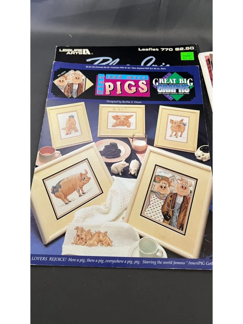 10 Leisure Arts Cross-Stitch Book Lot - Animal Seasonal & Baby